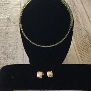 Silpada Huggies and choker